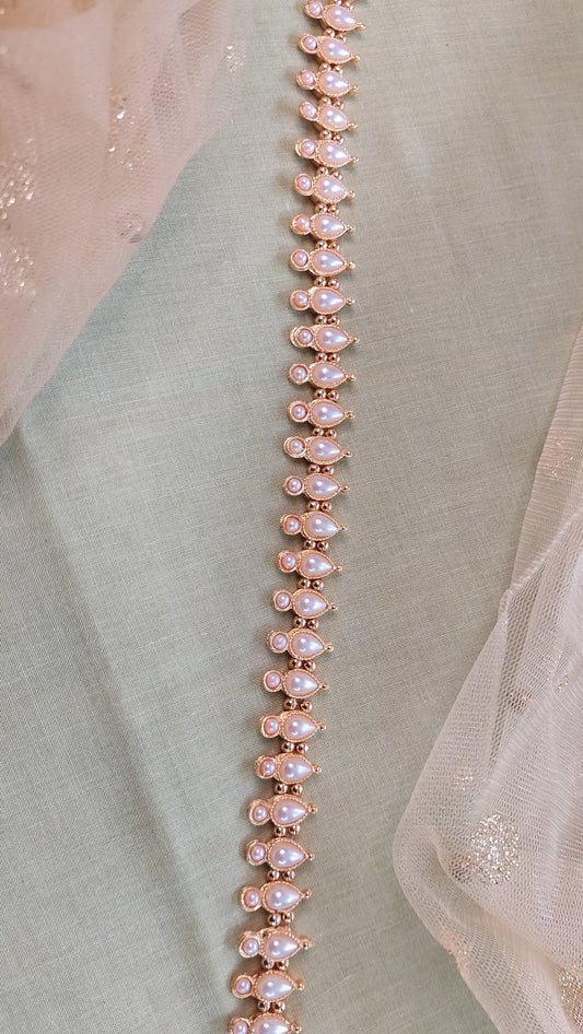 TEARDROP PEARL HIP CHAIN