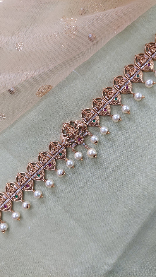 ANTIQUE GOLD WAIST CHAIN (LAKSHMI)