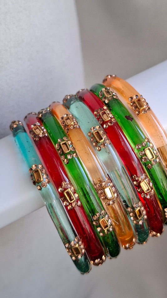 LEELA GLASS BANGLES