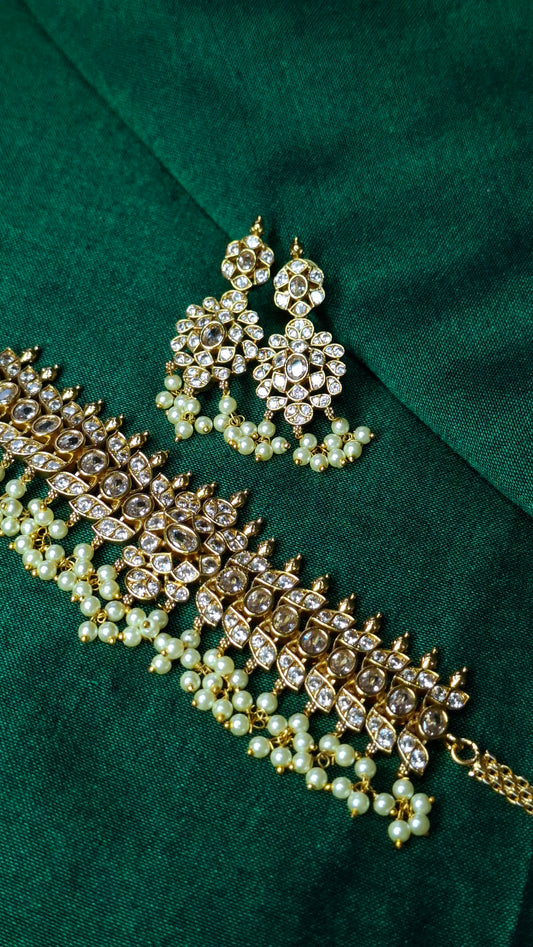 ANTIQUE GOLD CHOKER (GOLD)