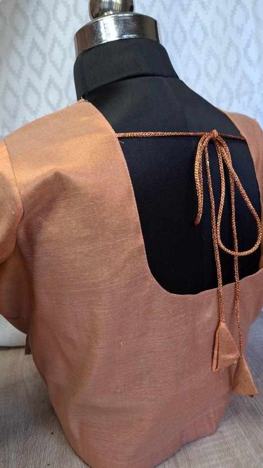 ROSE GOLD PLAIN BLOUSE