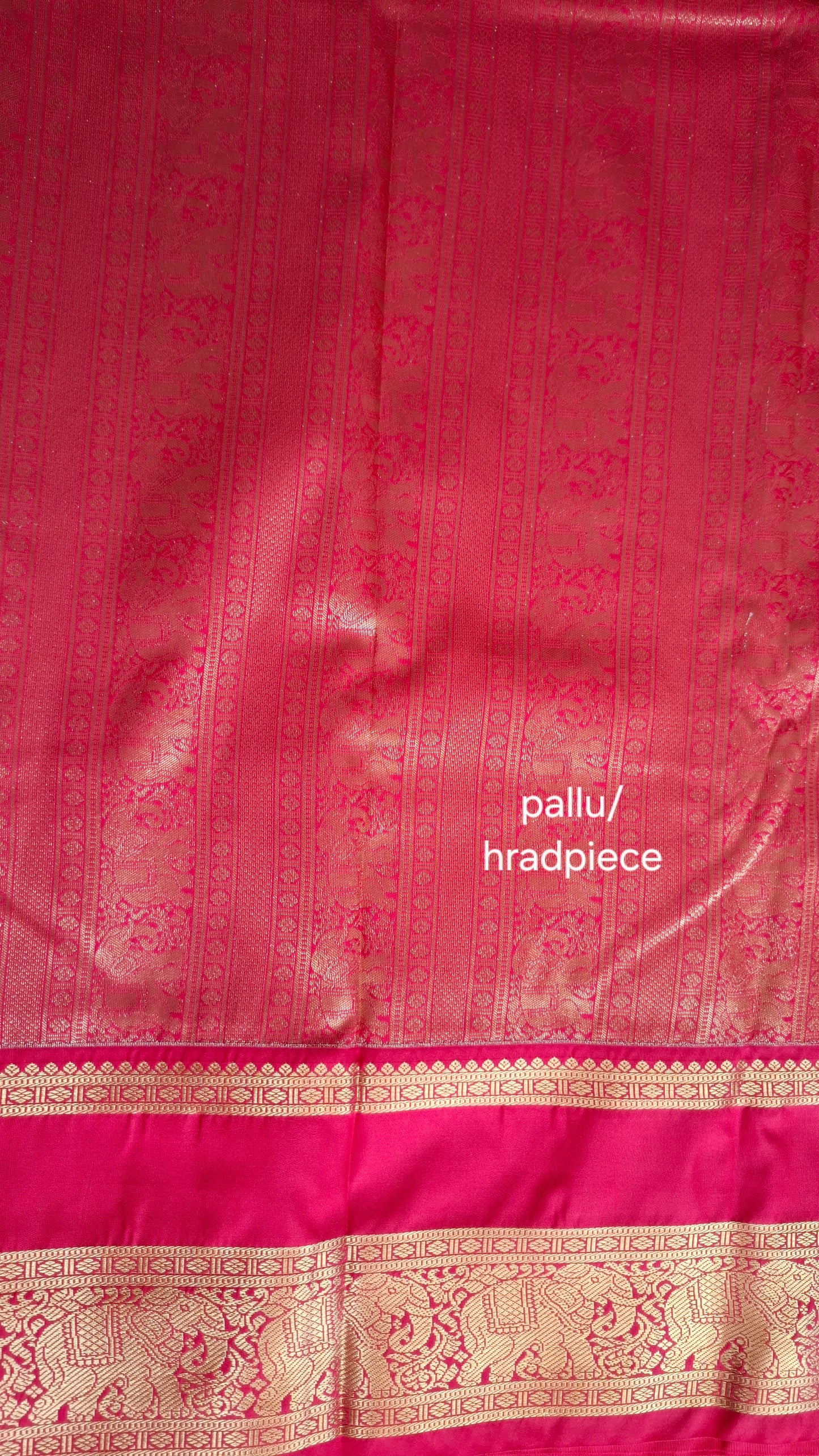 KANJI PATTU (MUSTARD & RED)