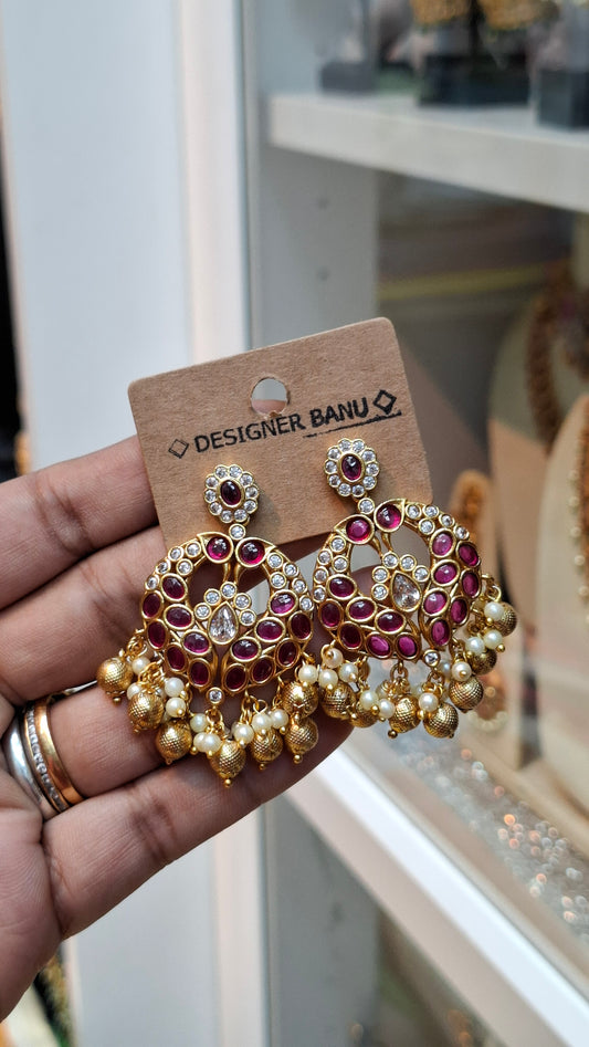 ANTIQUE GOLD EARRINGS E0140