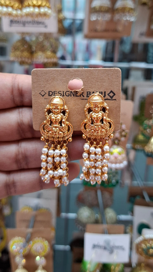 ANTIQUE GOLD EARRINGS E0144