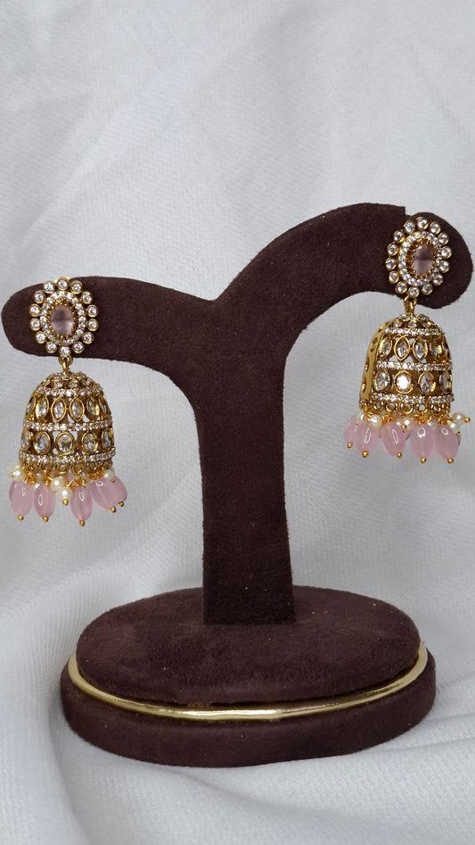 ANTIQUE GOLD JUMKHAS E0330