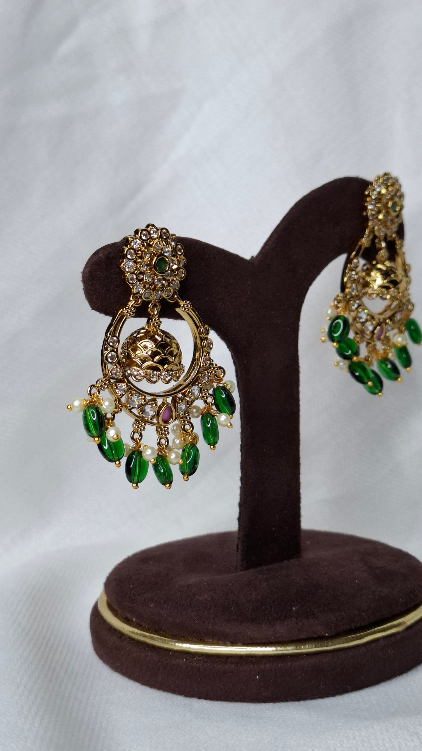 ANTIQUE GOLD JUMKHAS E0335