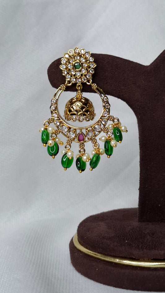 ANTIQUE GOLD JUMKHAS E0335