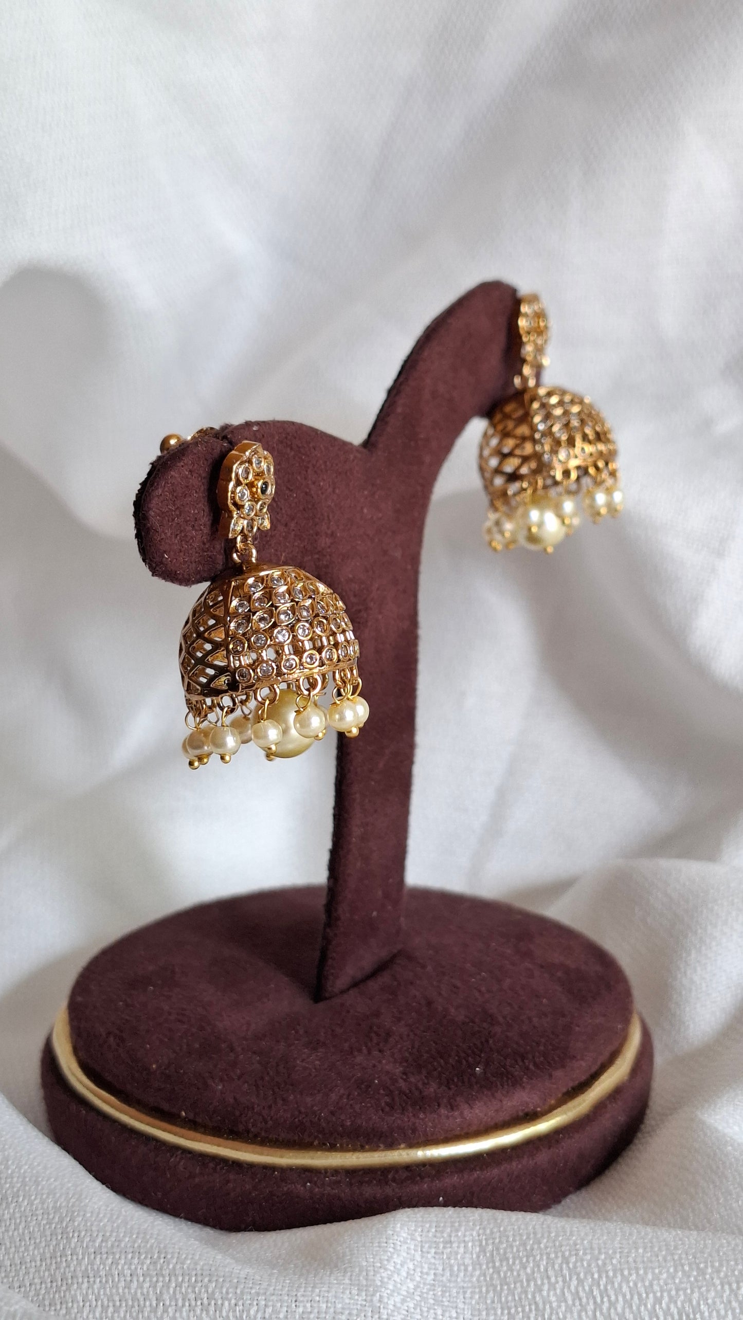 ANTIQUE GOLD JUMKHAS E0337