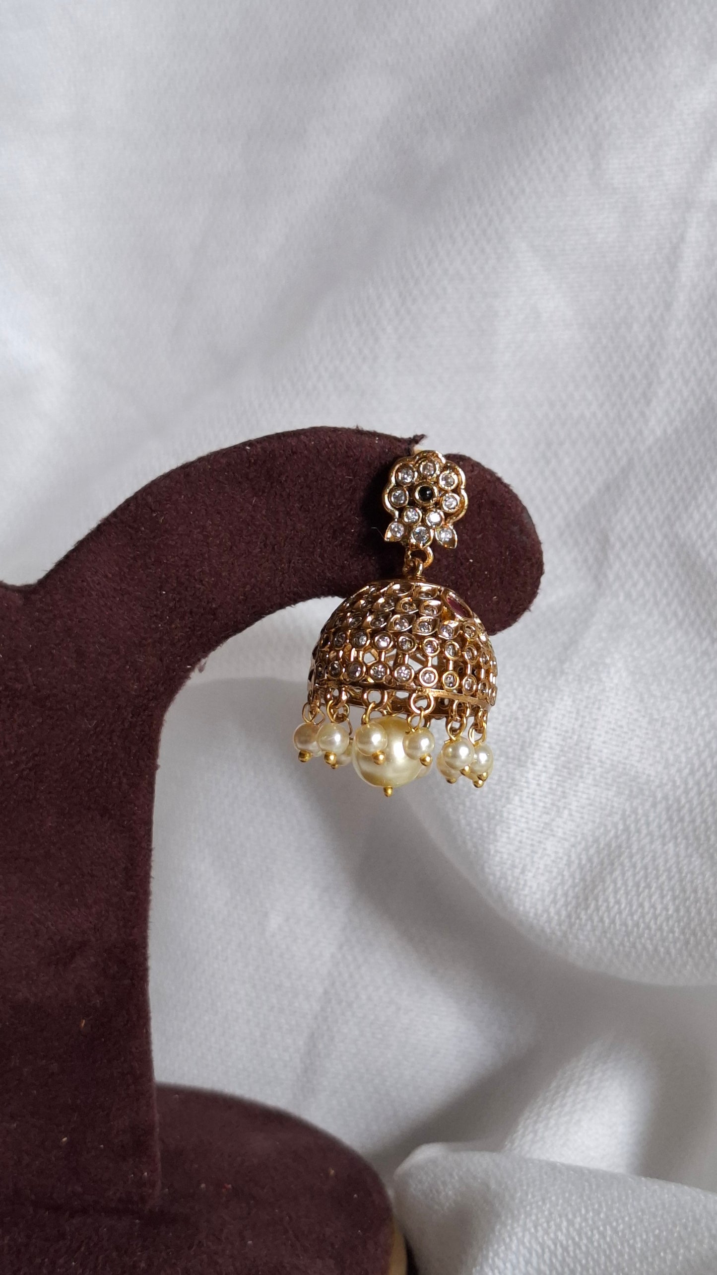 ANTIQUE GOLD JUMKHAS E0337
