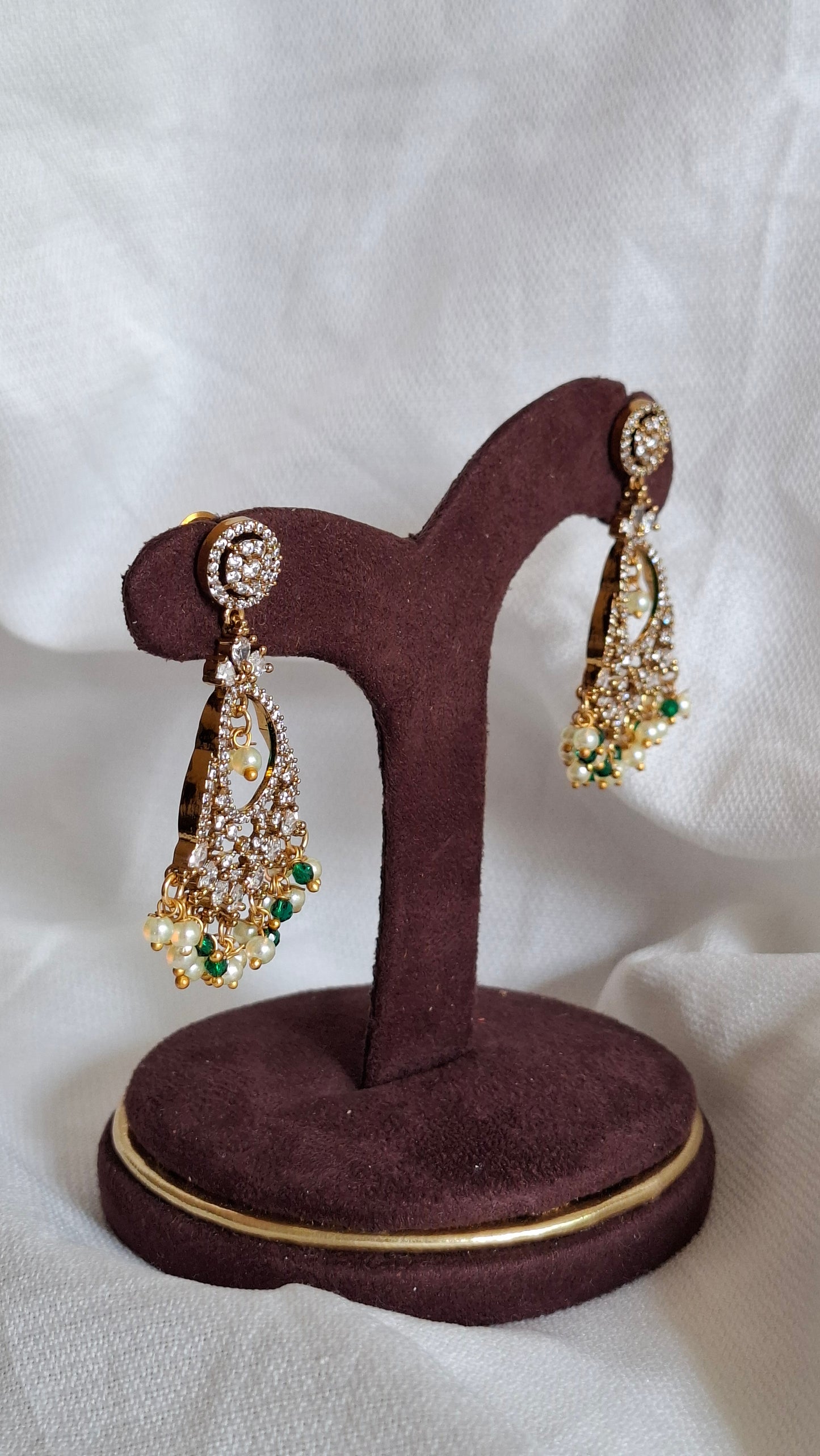 PREMIUM ANTIQUE GOLD EARRINGS E0341