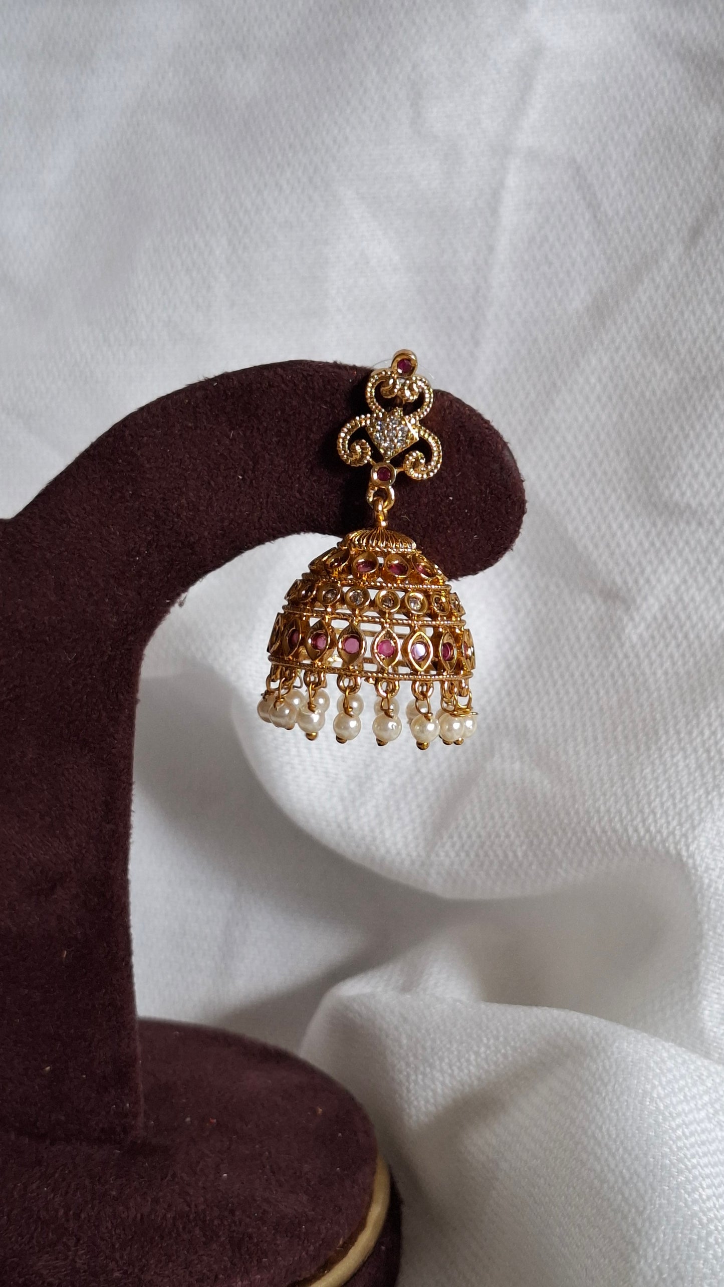 ANTIQUE GOLD JUMKHAS E0343