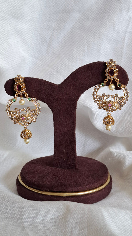 ANTIQUE GOLD JUMKHAS E0348