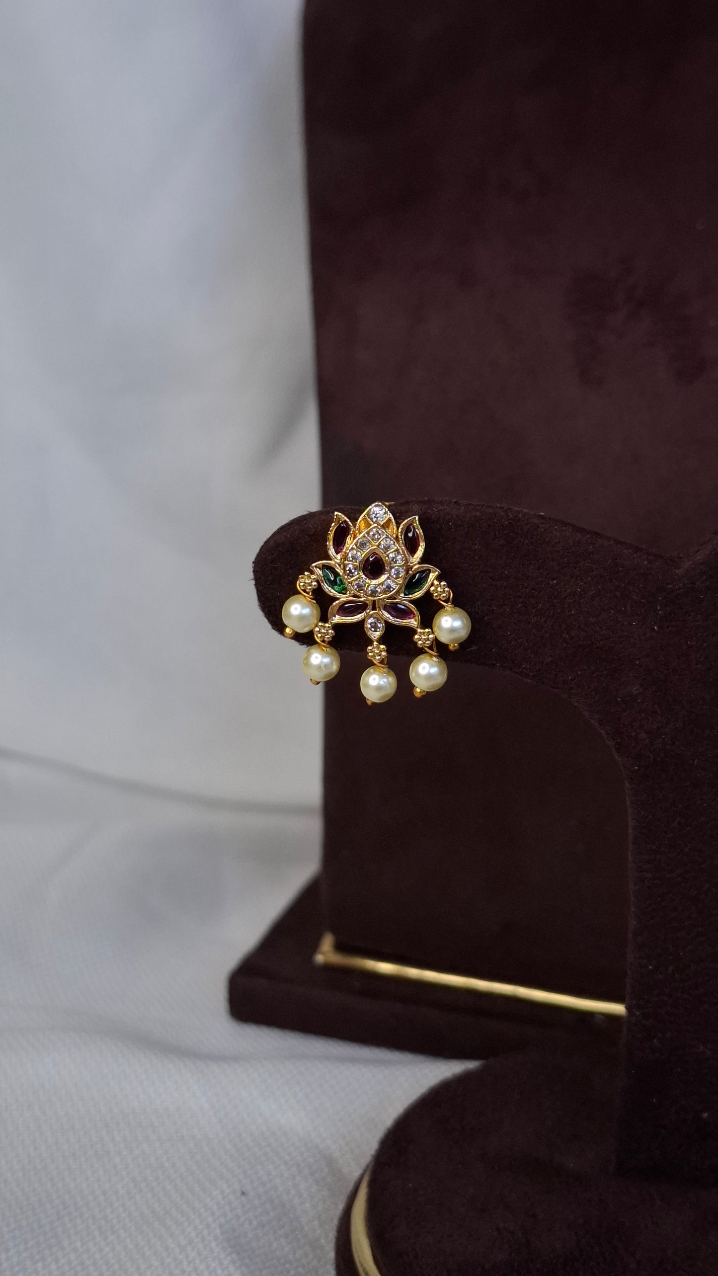 ANTIQUE GOLD CHOKER SET E0219