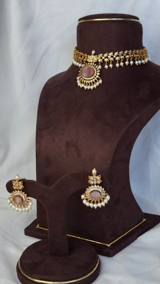 ANTIQUE GOLD SET E0221