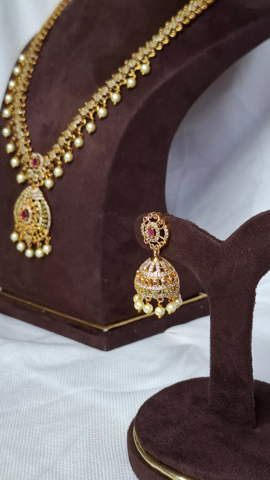 ANTIQUE GOLD A.D. STONE SET E0229