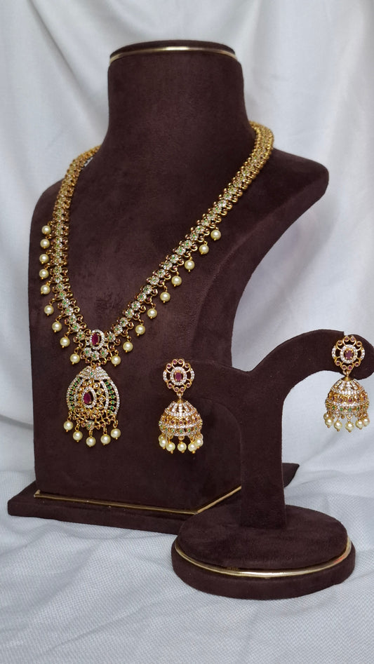 ANTIQUE GOLD A.D. STONE  SET E0229