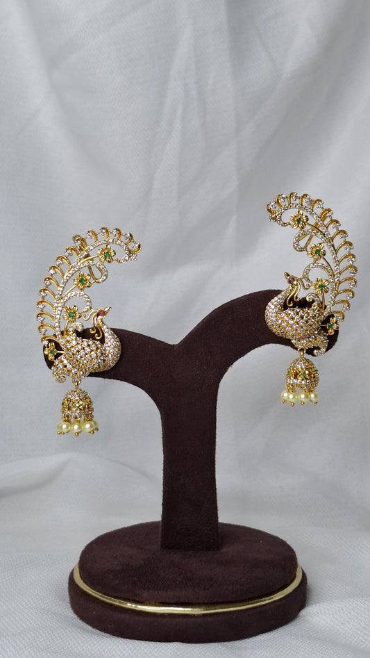 ANTIQUE GOLD EAR CUFF JUMKHAS E0351