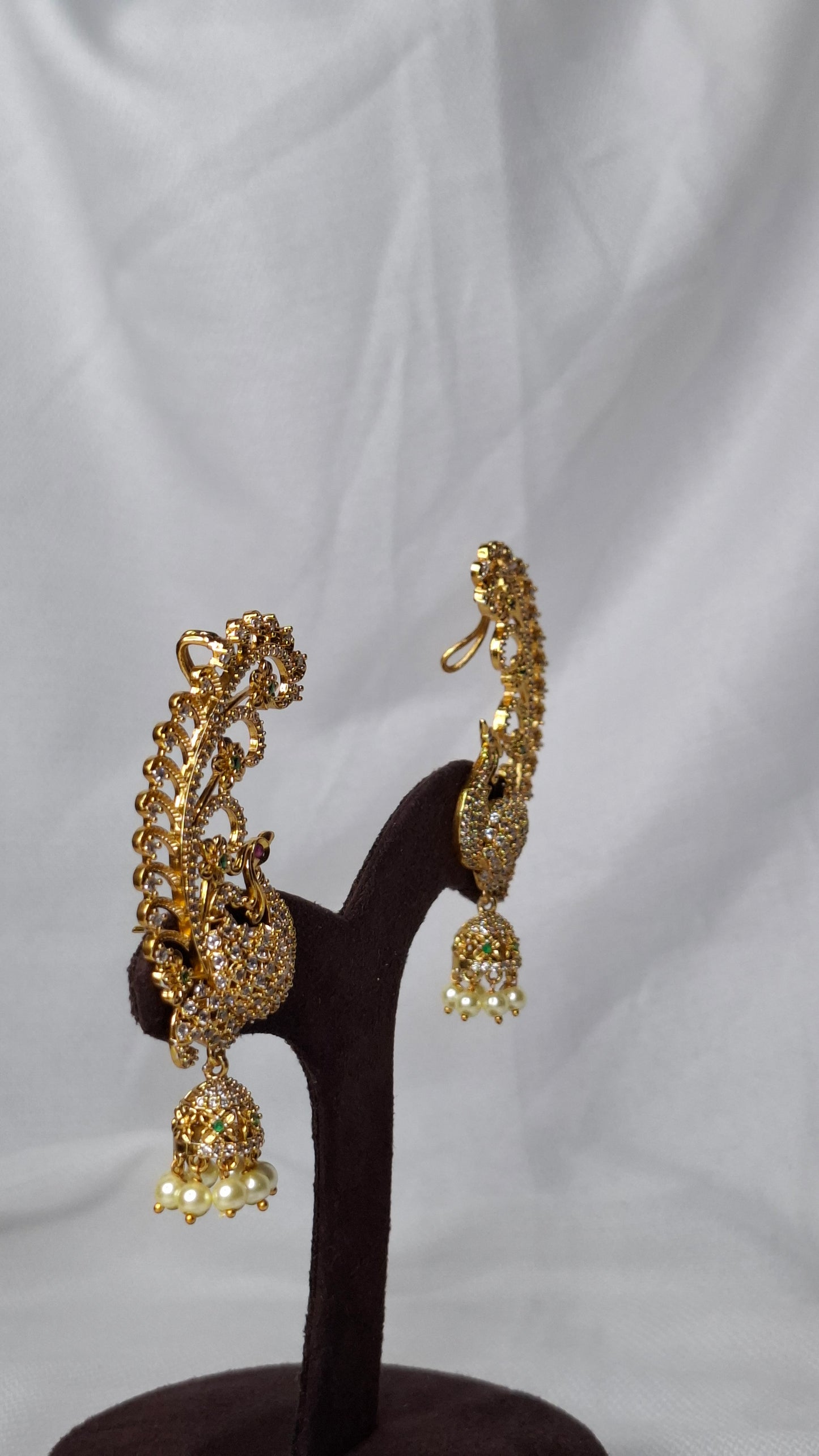 ANTIQUE GOLD EAR CUFF JUMKHAS E0351