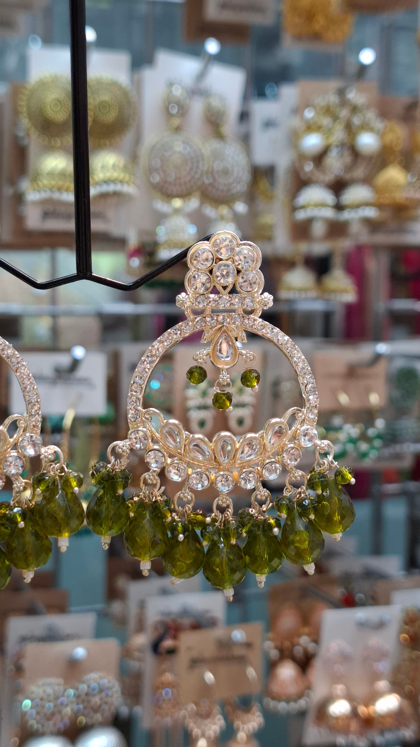 CHAMPAGNE GOLD FASHION EARRINGS E0351