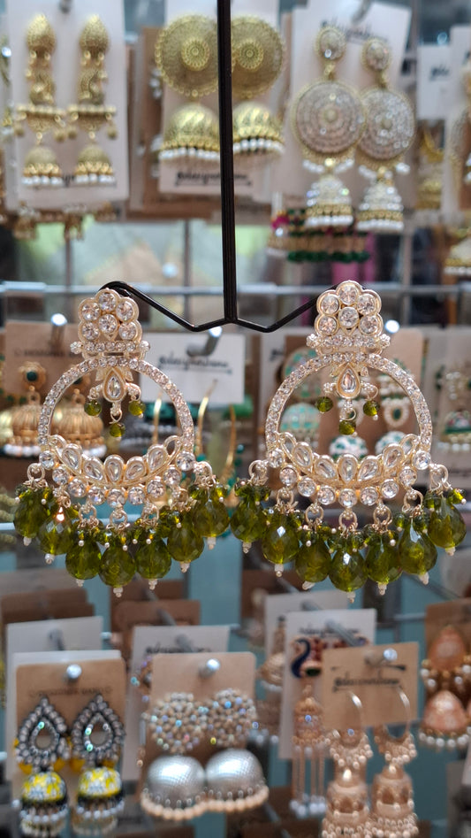 CHAMPAGNE GOLD FASHION EARRINGS E0351