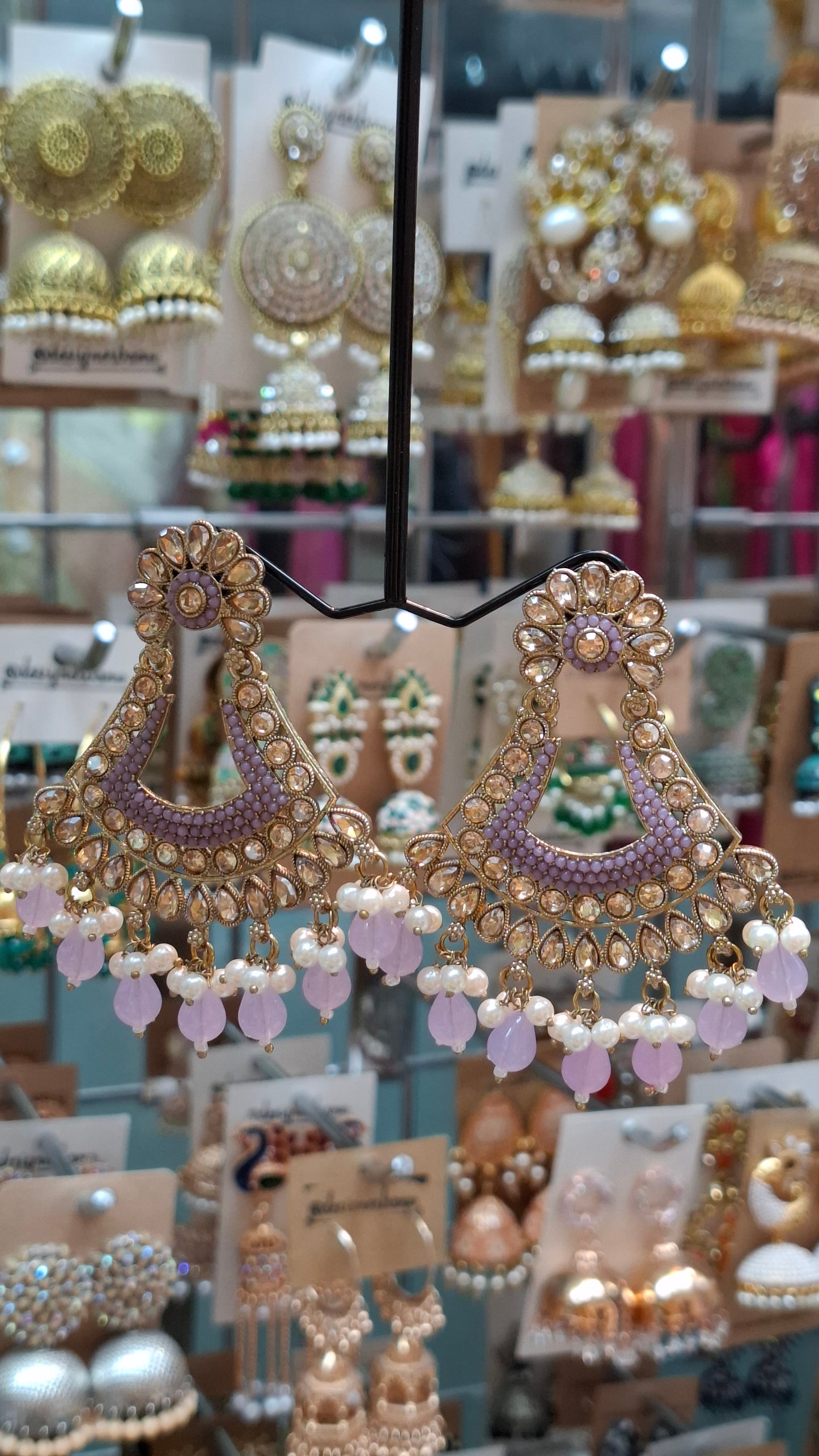 GOLD FASHION EARRINGS E0352