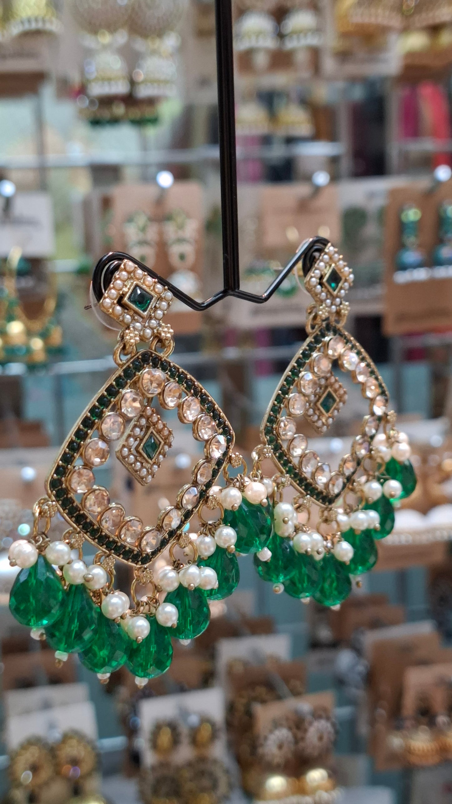 GOLD FASHION EARRINGS E0355