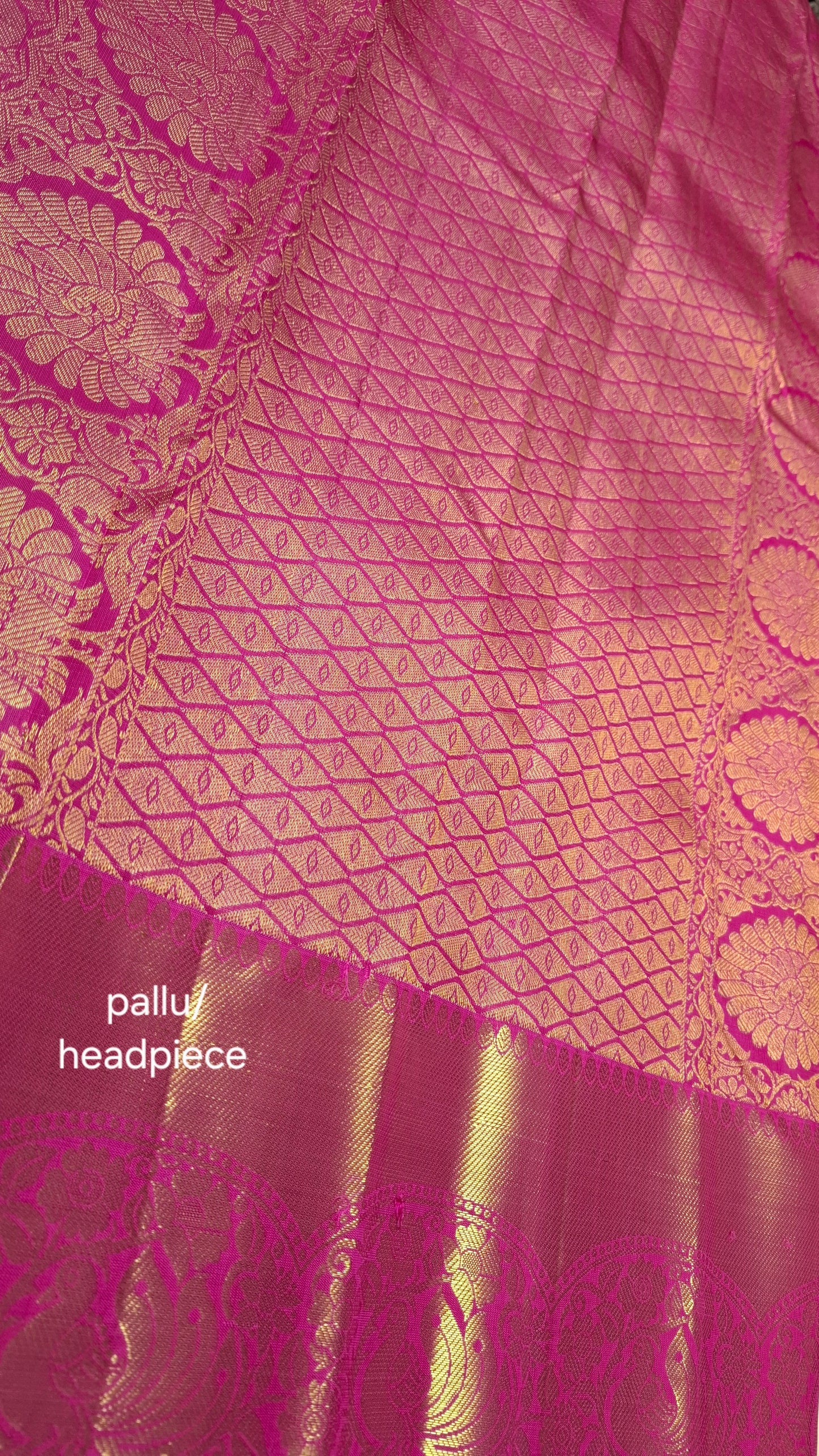 GREEN & MAGENTA PURE KANJIPURAM SILK