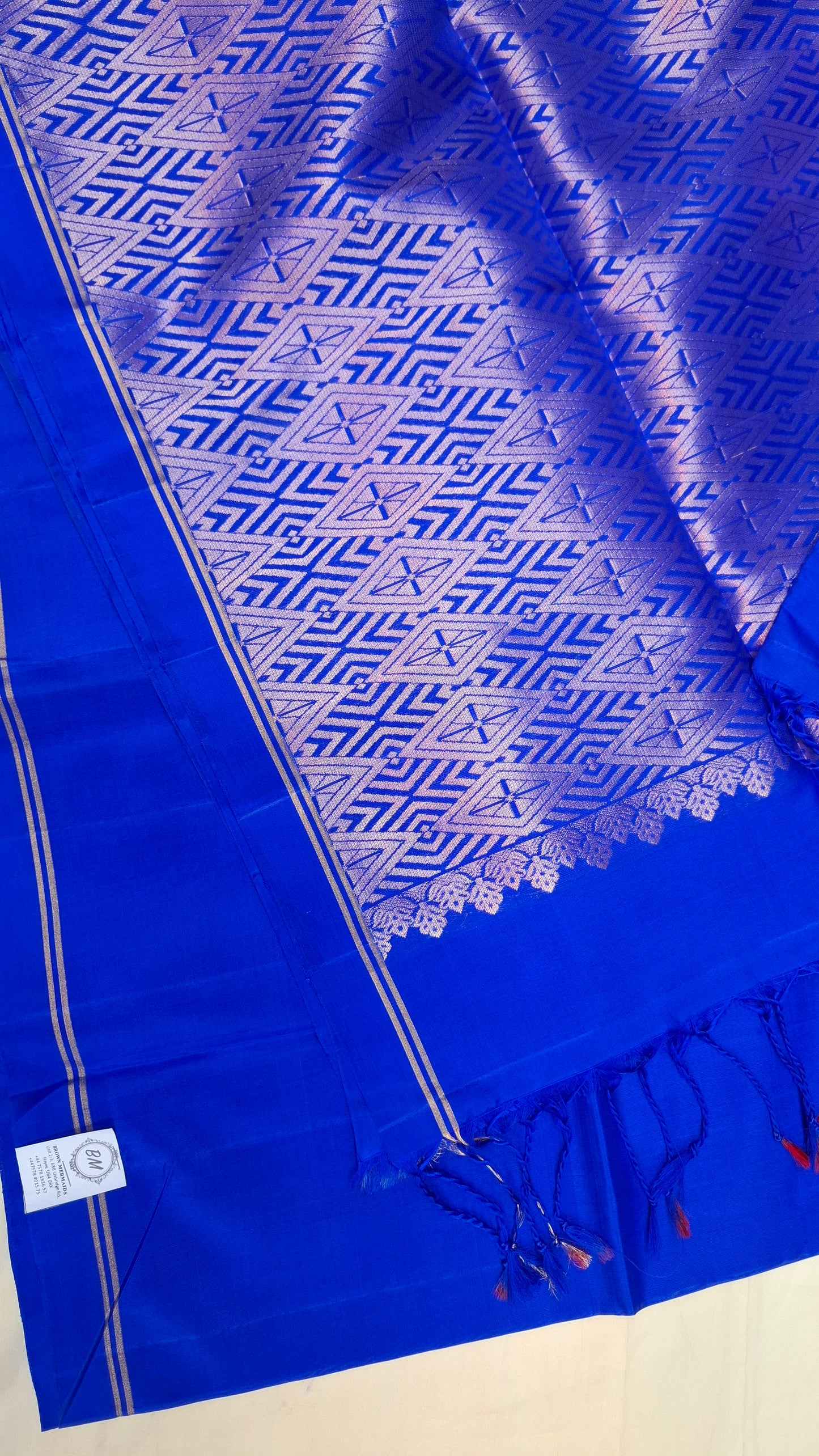 ROYAL BLUE PURE KANJIPURAM SOFT SILK