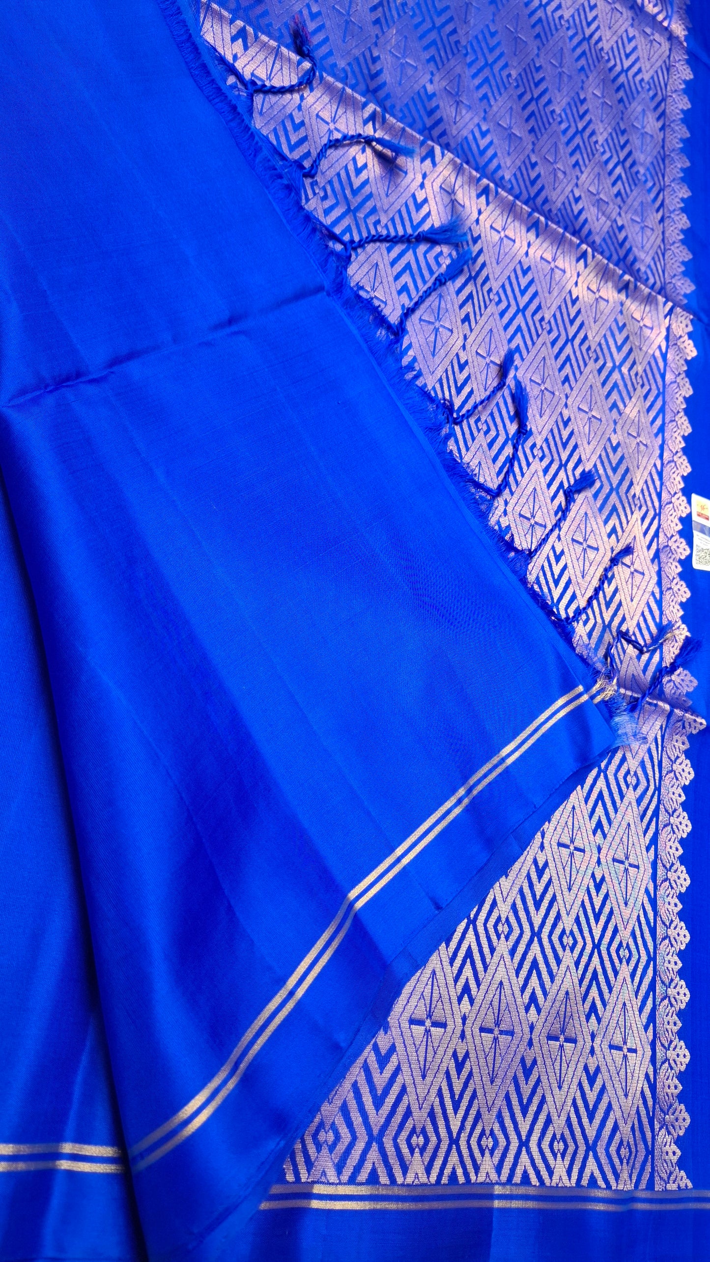 ROYAL BLUE PURE KANJIPURAM SOFT SILK