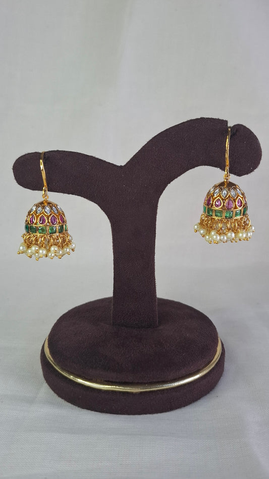 ANTIQUE GOLD JUMKHAS E0365