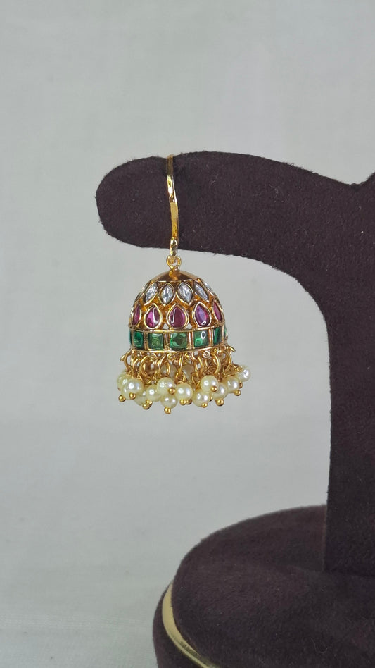 ANTIQUE GOLD JUMKHAS E0365