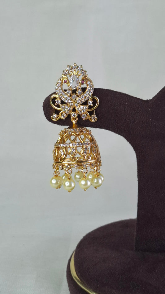ANTIQUE GOLD JUMKHAS E0367