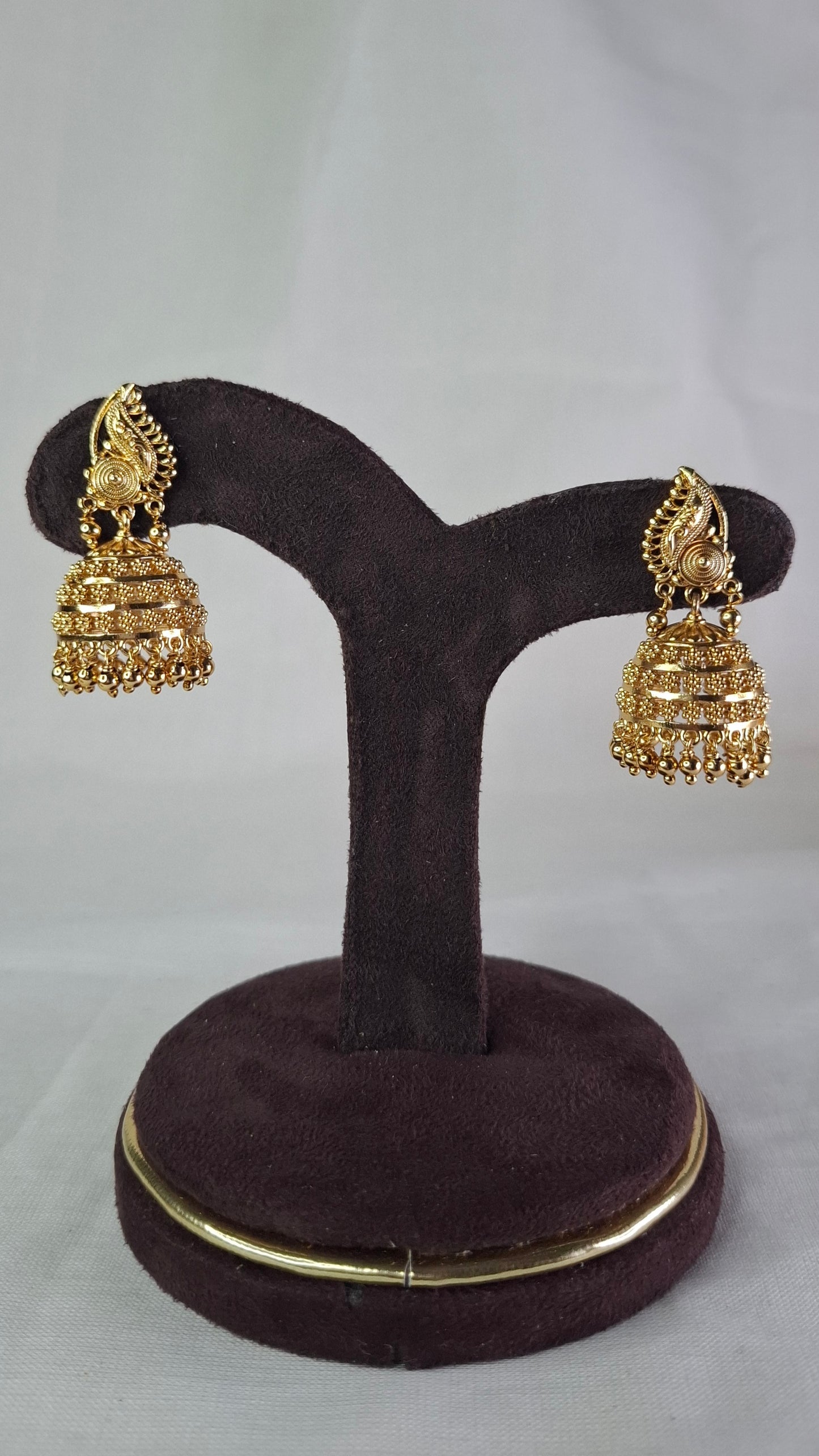 ANTIQUE GOLD JUMKHAS E0372
