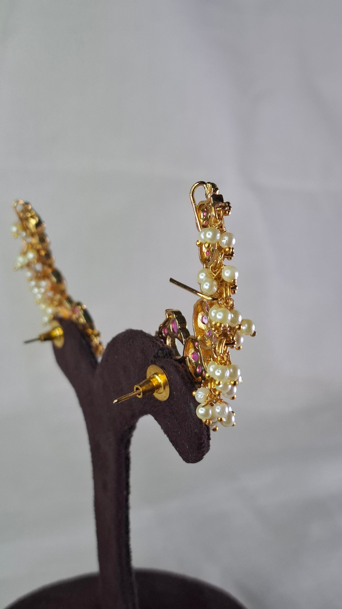 PEACOCK EAR CUFFS E0375
