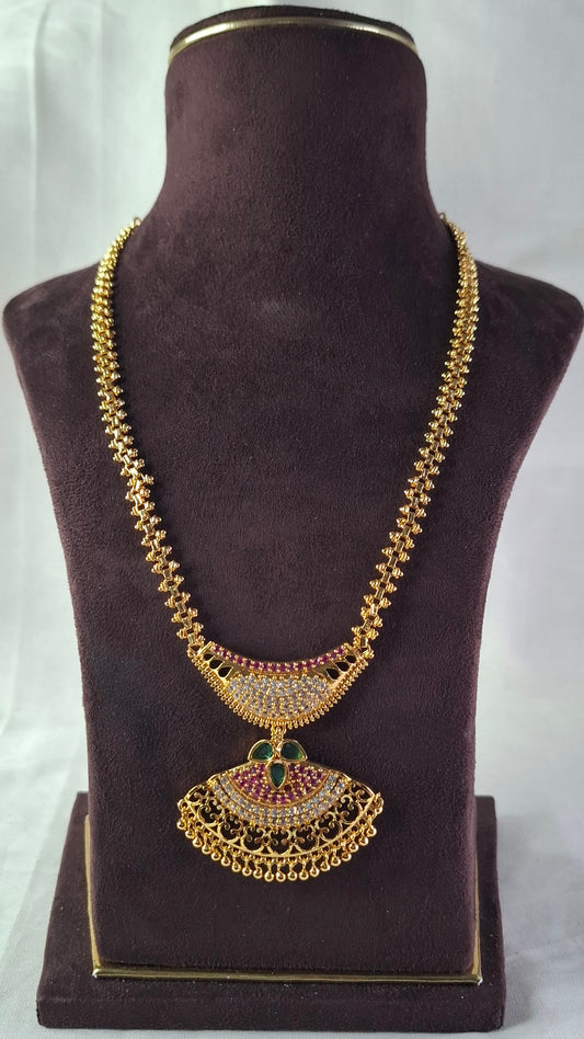 ANTIQUE GOLD LONG NECKLACE E0237