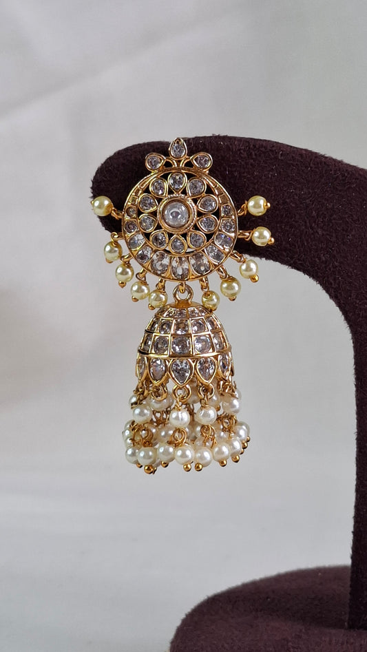 ANTIQUE GOLD JUMKHAS E0377