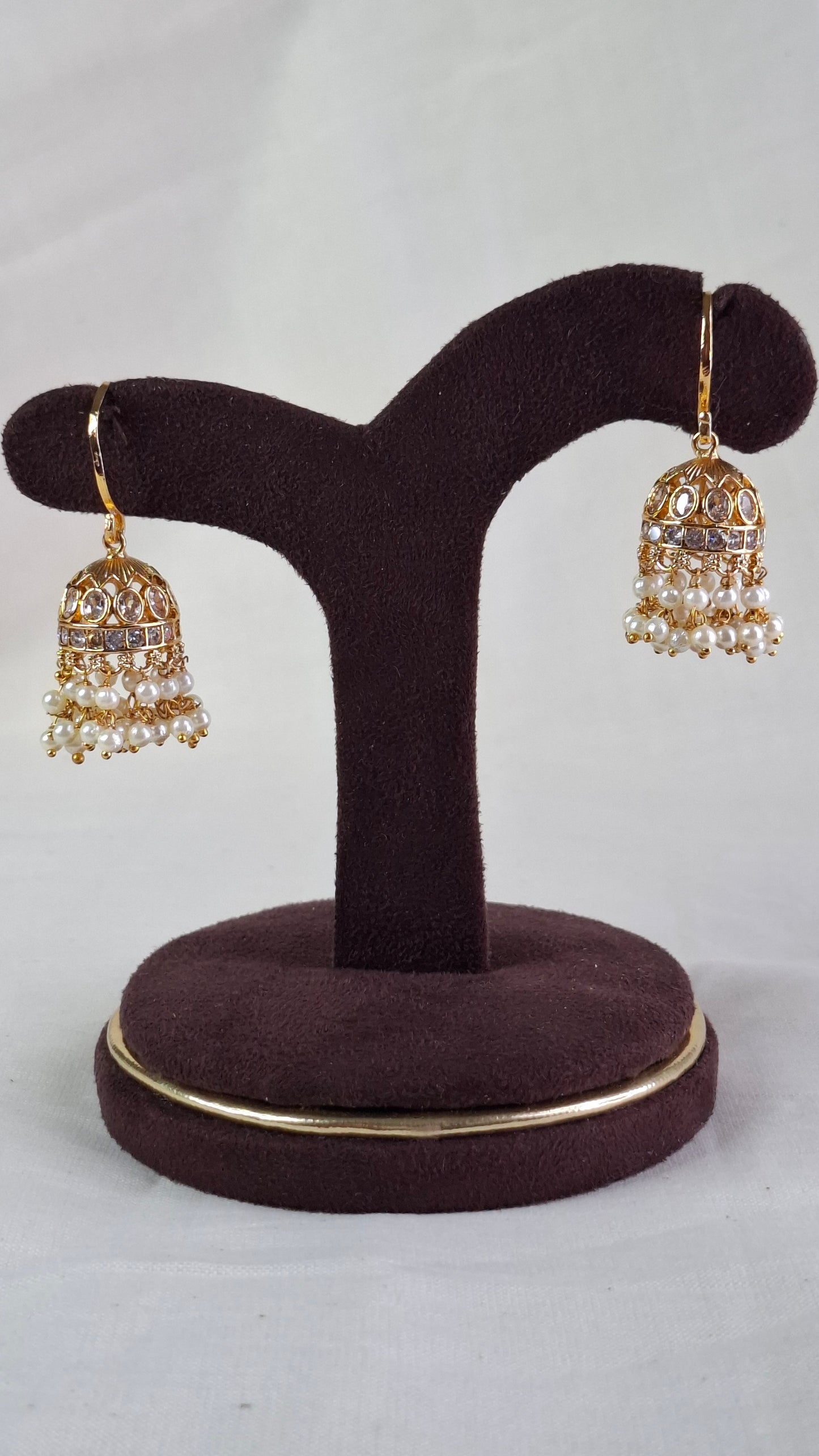 ANTIQUE GOLD JUMKHAS E0378