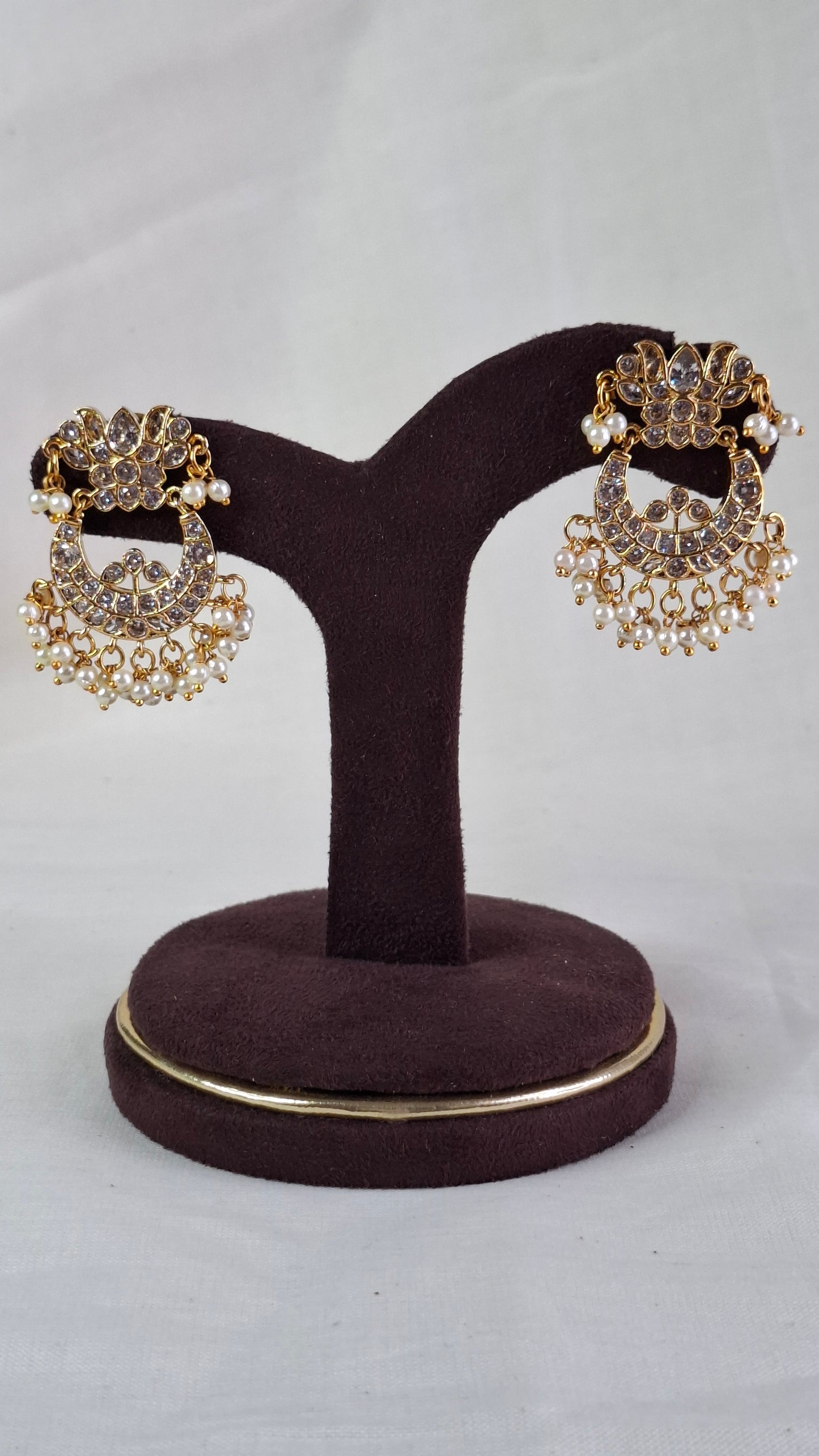 LOTUS A.D. STONE EARRINGS