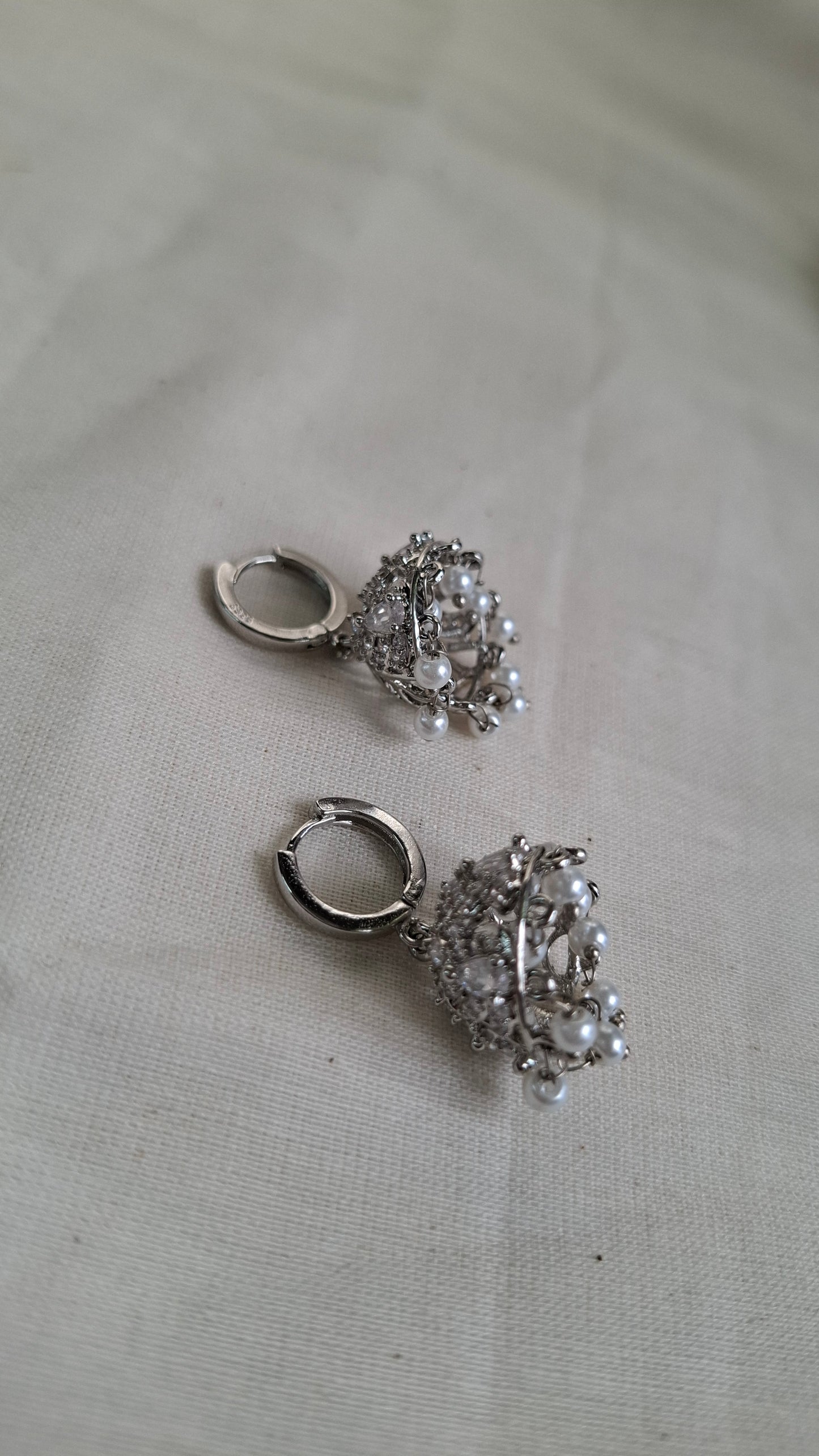 SILVER HOOP JUMKHAS E0380