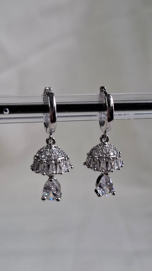 SILVER HOOP JUMKHAS E0381