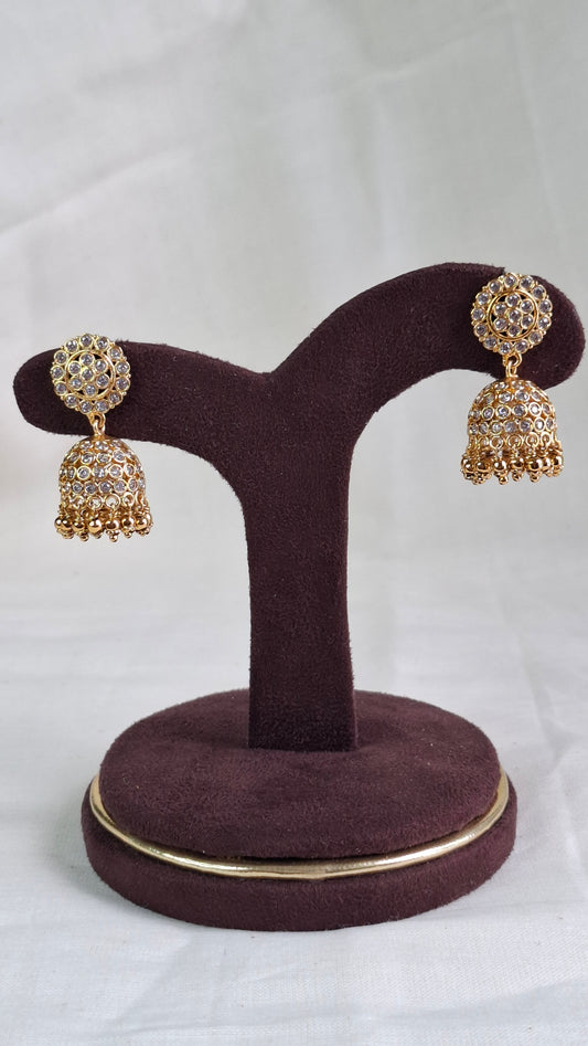 ANTIQUE GOLD JUMKHAS E0383