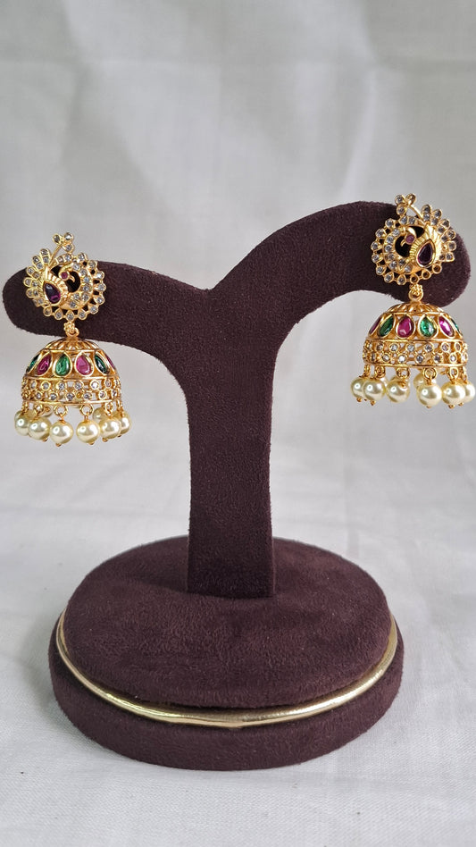 ANTIQUE GOLD JUMKHAS E0392