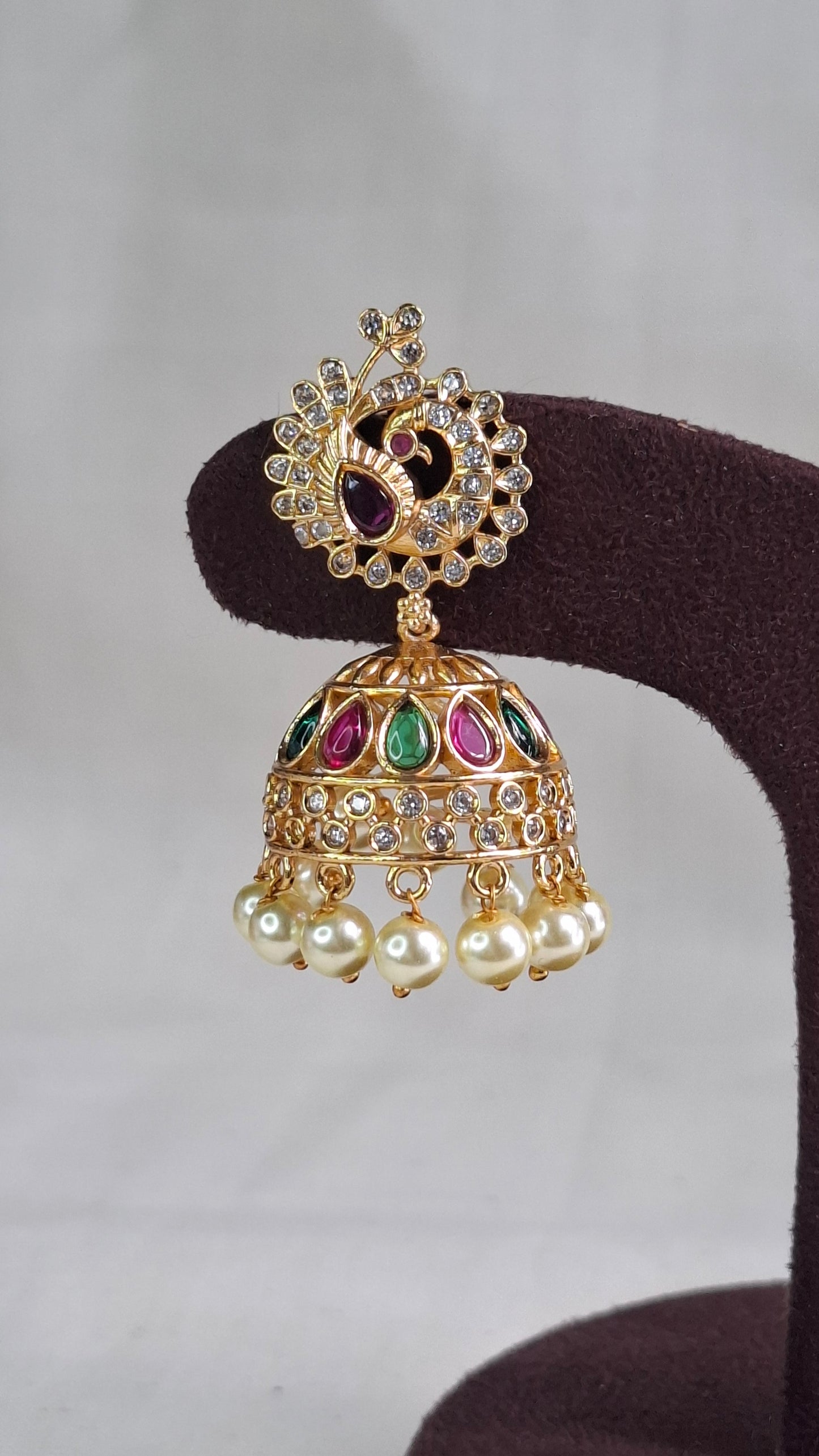 ANTIQUE GOLD JUMKHAS E0392