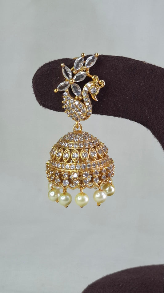 ANTIQUE GOLD A.D. STONE JUMKHAS E0393