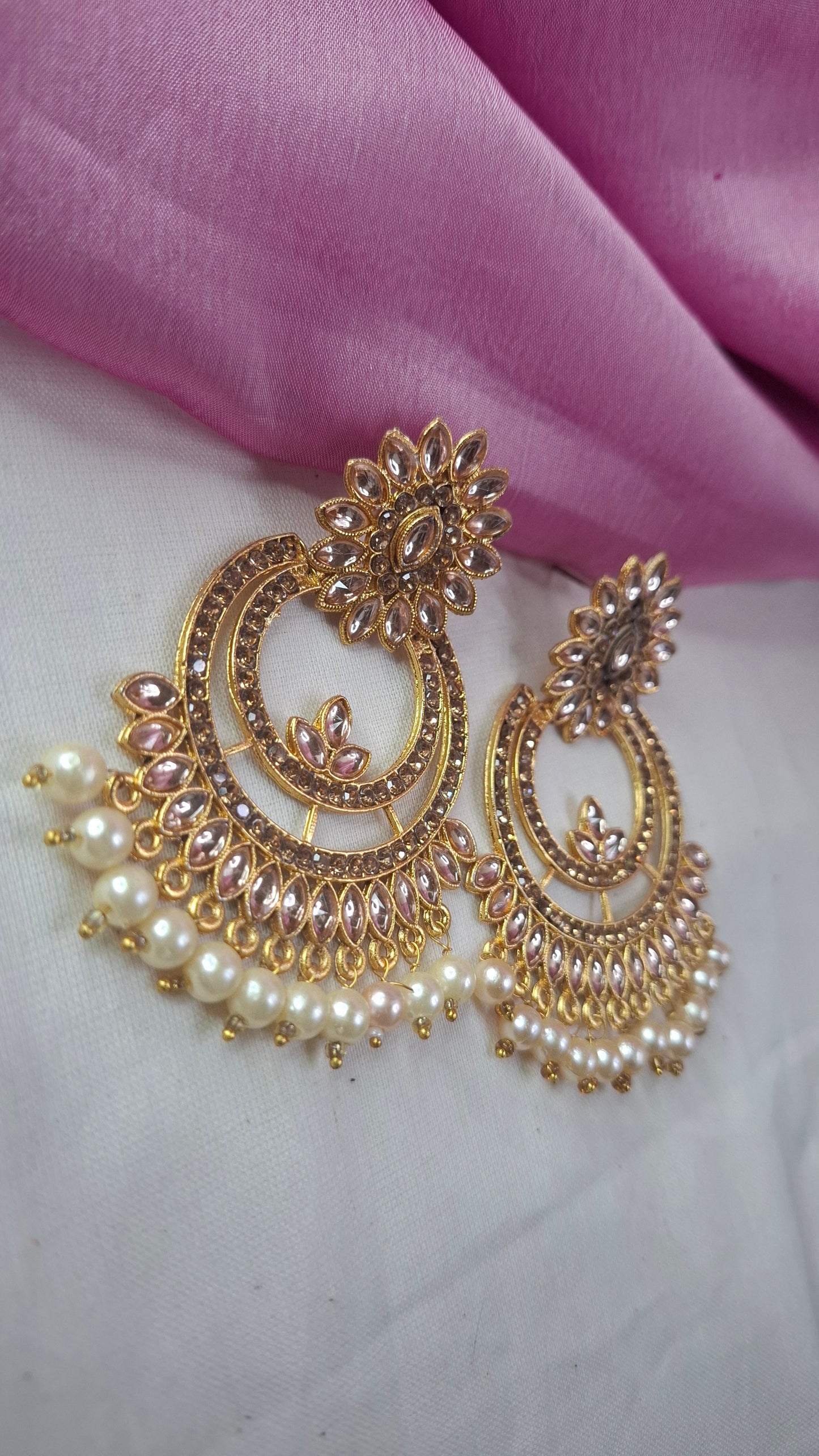 GOLD FASHION EARRINGS E0387