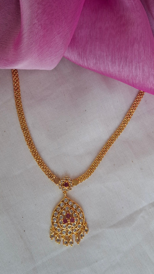 A.D. STONE SHORT NECKLACE E0256