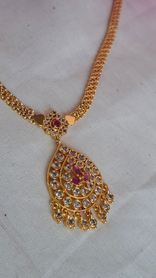 A.D. STONE SHORT NECKLACE E0256