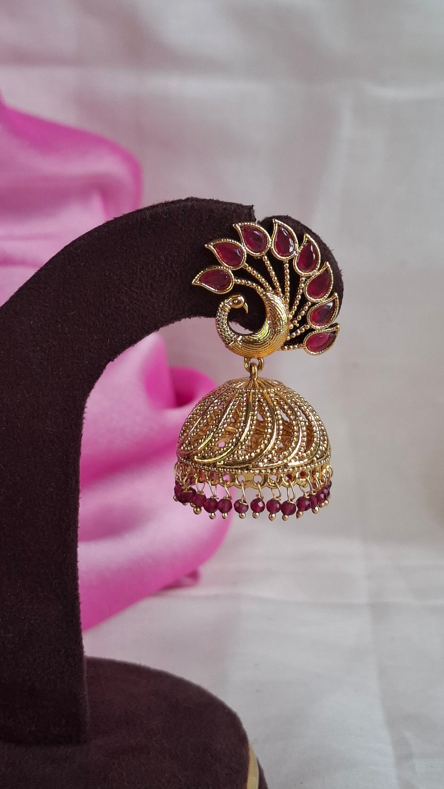 ANTIQUE GOLD JUMKHAS E0398