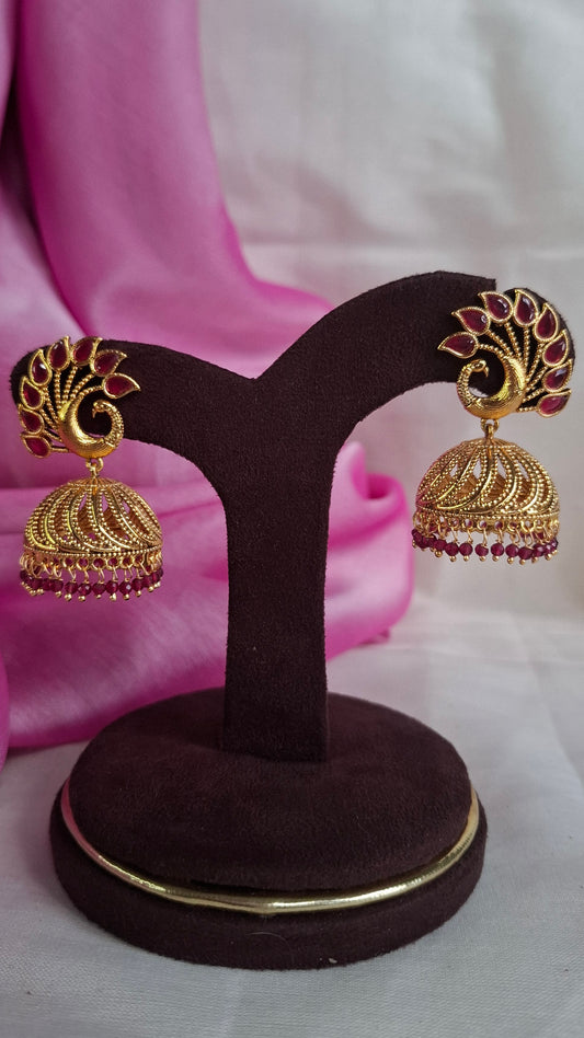 ANTIQUE GOLD JUMKHAS E0398