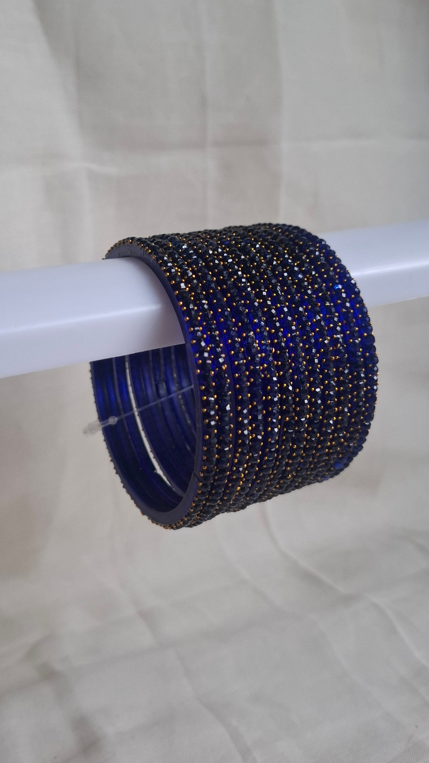 GLASS BANGLES (NAVY)